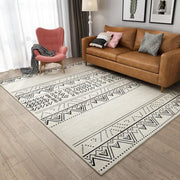 160 × 230 cm Moroccan Geometric Short-Pile Area Rug