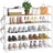 Shoe Rack 5 Tier Shoe Organizer Shoe Storage 20-25 Pairs Shoe Rack for Closet Shoe Rack Organizer Entryway Shoe Holder Space Saving Shoe Shelf Shoe Stand Large Tall Shoe Tower Bedroom Garage Door