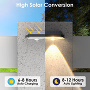 8-Pack Solar Fence Lights – 3 Colour Temperatures