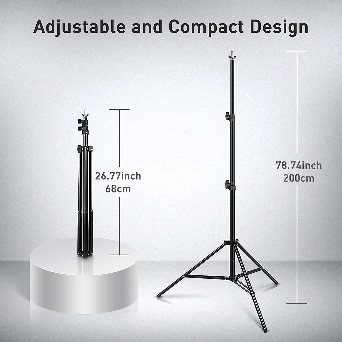 1.8×2.8m Reversible Green & Blue Screen with T-Stand