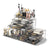 Readaeer Makeup Cosmetic Organizer Storage Drawers Display Boxes Case with 12 Drawers (Black)