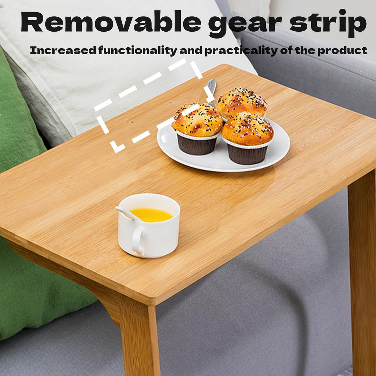 67 cm Compact Laptop, Bedside & Side Table