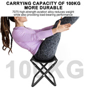 Compact 600D Folding Camping Stool with Carry Bag