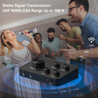 Rybozen HDMI & AUX Dual UHF Karaoke Mixer System