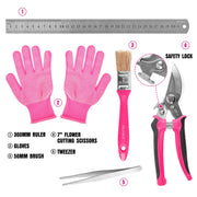 159PCS Pink Tool Kit Portable Household Tool Set Multi-functional Repair Tool for Household Repair Removal Maintenance General Household Hand Tool Kit with Storage Case