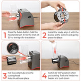 Electric Cheese Grater, 250W Upgraded 5 in 1 Professional Electric Vegetable Slicer, One-Touch Control Rotary Slicer Shredder Salad Maker for Cheeses Fruits Vegetables Nuts with 5 Replaceable Blades