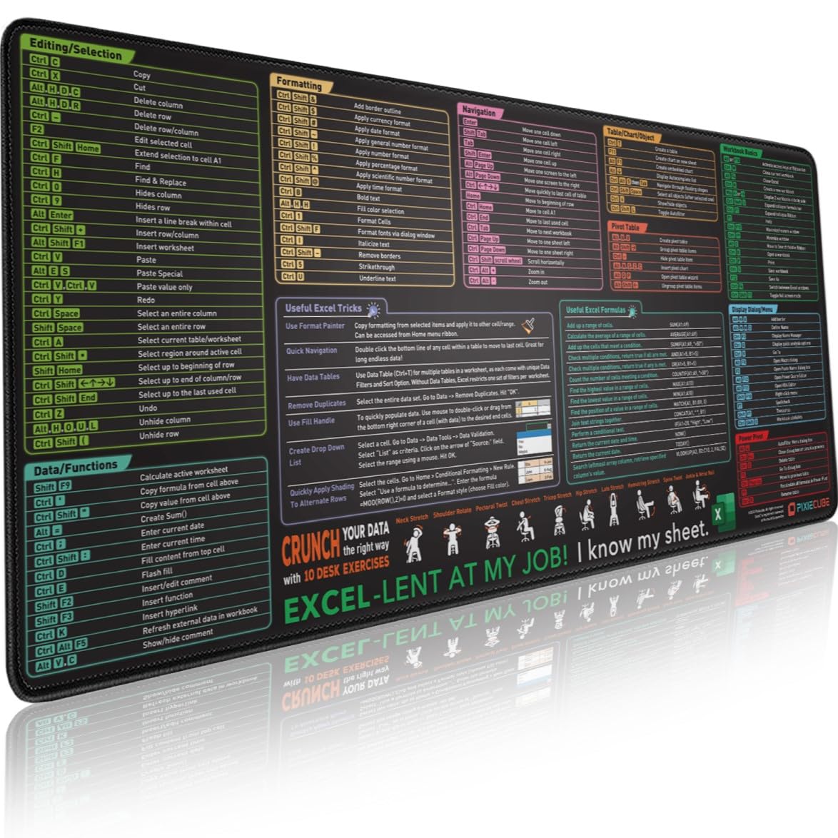 Extended Desk Mouse Pad – Multiple Sizes & Printed Designs
