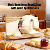 Manual Bread Slicer - Hand-cranked Bread Slicer