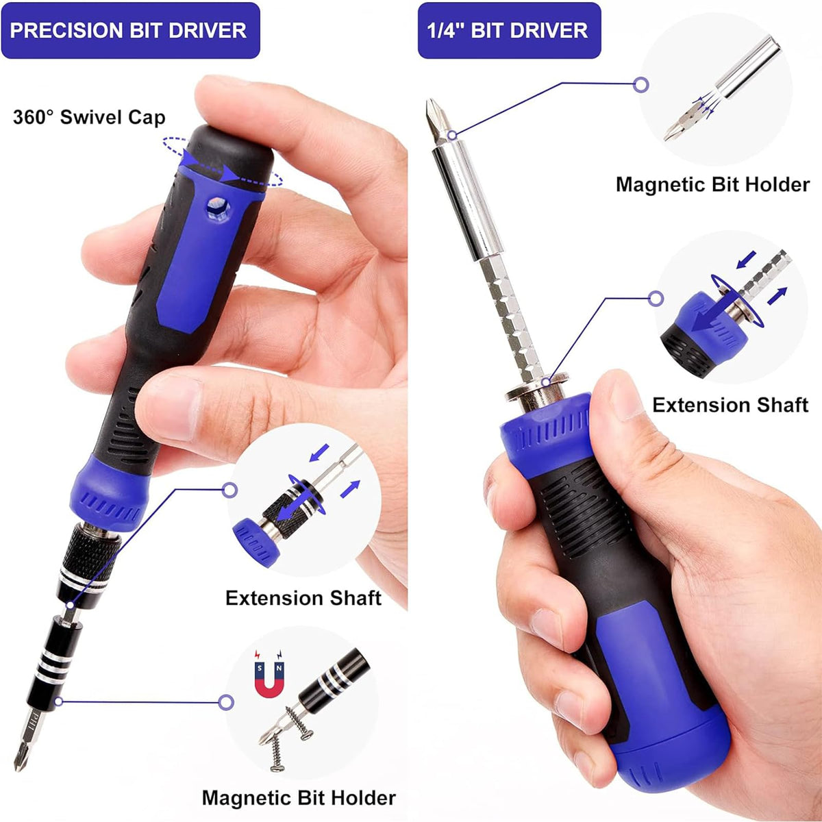 191-Piece Precision Screwdriver & Multi-Bit Repair Set