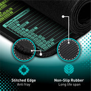 Extended Desk Mouse Pad – Multiple Sizes & Printed Designs