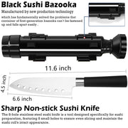 All-in-One Sushi-Making Kit with Bazooka, Mats & Knife