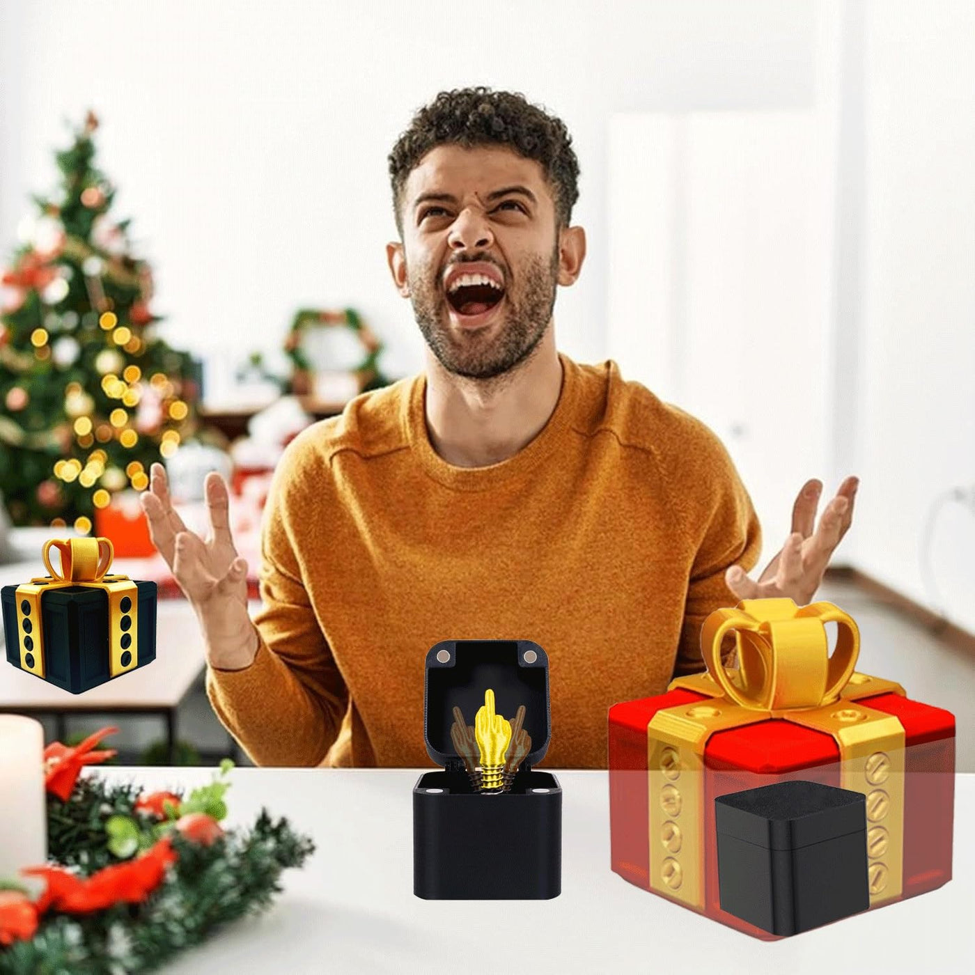 Adult Pop-Up Middle-Finger Prank Box – 17 Options