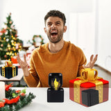 The Annoying Present with Middle Finger in A Box Gift Box with Screws Prank Surprise Pop-Up Novelty Funny Gifts for Adult Toys