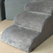 3-Tier Non-Slip Foam Pet Stairs with Washable Cover