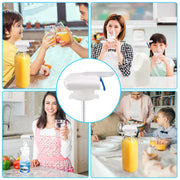 2 Pack Drink Dispenser, Milk Dispenser, Electric Tap, Automatic Drink Dispenser, One-Handed Operation, Can Prevent Milk and Beer From Overflowing, Suitable for Outdoor and Home Kitchens