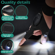 Rechargeable LED Fingerless Flashlight Gloves – Pair