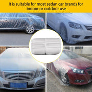 Clear Temporary Vehicle Cover – 4 Sizes