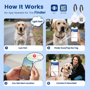 NFC & QR Smart Pet ID Tag – 6 Colours