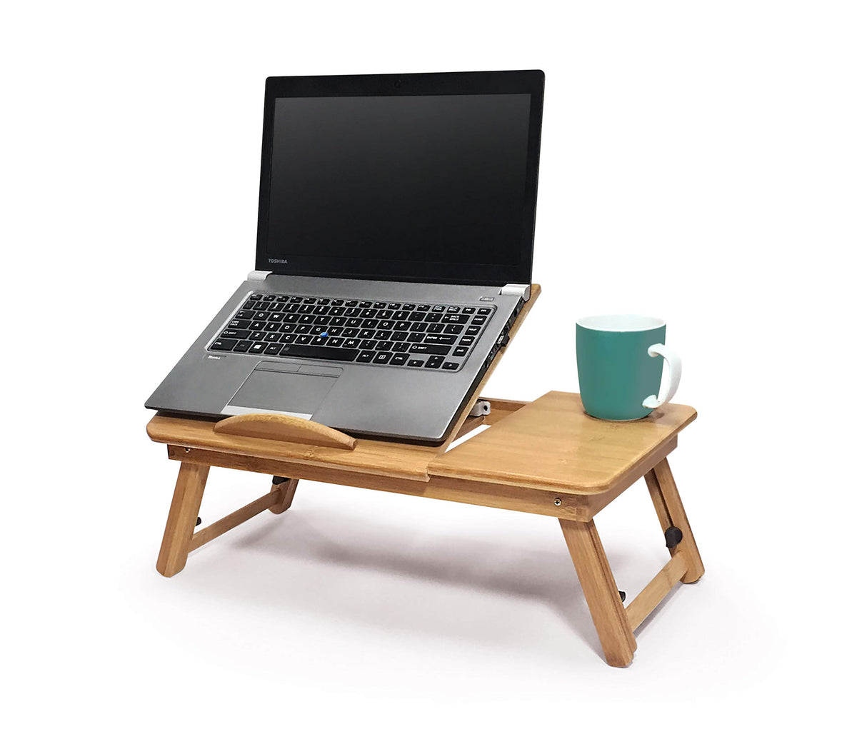 Foldable Bamboo Laptop Bed Desk & Tray