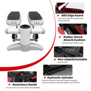 Portable Mini Stepper with LCD Monitor, Bands & Mat
