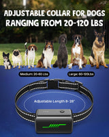 Dog Shock Collar, 2023 New User-Friendly IPX7 Waterproof Dog Training Collar with 3 Modes Electric Shocker for 10-120lbs, 2600FT E-Collar for Large Medium with Training Clicker (Black)