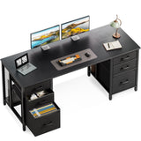 160cm computer desk with storage