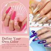 40 Colors Gel Polish with 36W Nail Light Curing Gel Lamp for Nails Gel Nail Kit Soak off Base Coat Top Coat Gel Polish with Manicure Tools DIY Nail Kit for Beginner at Home, Gel Nail Set