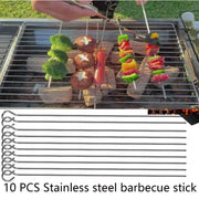 40 cm Stainless-Steel BBQ Tool Set with Apron
