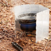 10-Panel Folding Aluminium Camping-Stove Windscreen