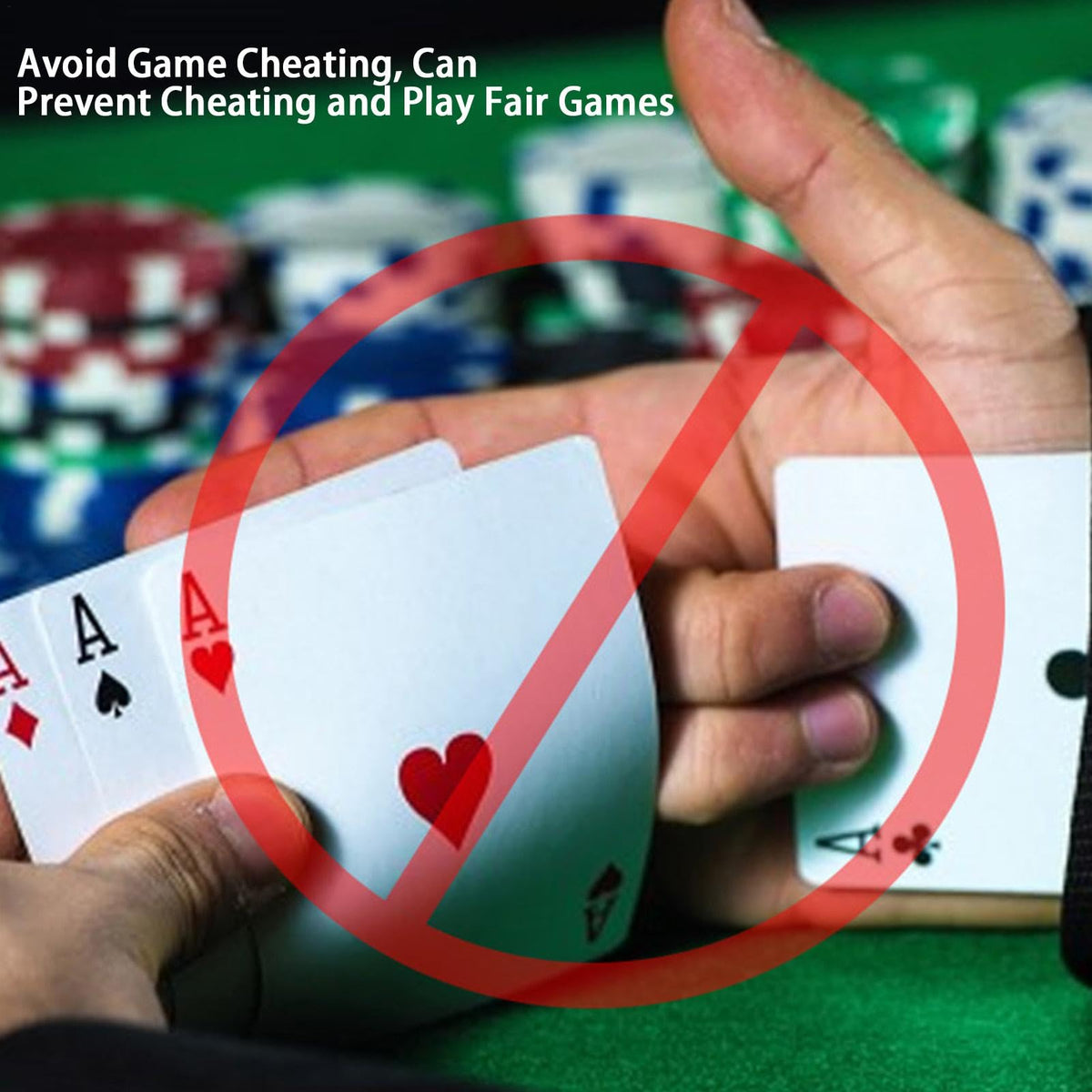 Hand-Cranked 2-Deck Playing-Card Shuffler