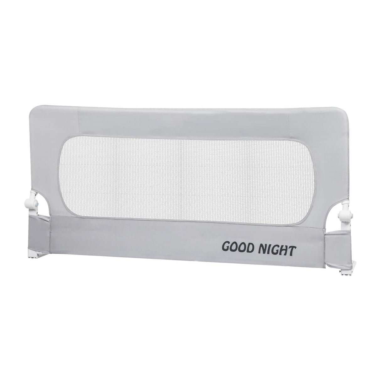 Bed Rail Baby Kids Safety Guard Height Adjustable Folding Child Toddler Cot Protect Steel Tube Safe Sleeping (M:180cm x 70cm/83cm)