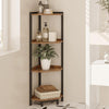 11.8"D x 11.8"W x 41.4"H / Rustic Brown