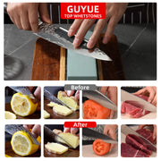 Four-Grit Waterstone Knife-Sharpening Set – 400 to 8000 Grit