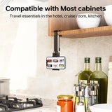 Portable Airplane Phone Holder, Klearlook Universal Travel Essentials Phone Mount with Multi-Directional 360° Rotation, Travel Must Haves Handsfree Phone Stand for Flying, Table, Outdoor Accessories