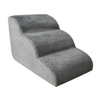 3-Tier Non-Slip Foam Pet Stairs with Washable Cover