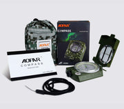 AF-4580 Lensatic Sighting Compass with Map Measurer