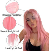 Long Straight Wig|Synthetic Long Wigs for Women|Cosplay Wig for Fashion Women 28inch