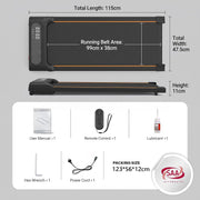 Walking Pad Treadmill, Under Desk Treadmill for Home