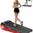CURSOR FITNESS 12% Incline Compact Walking Pad Treadmill,2.75HP Quiet Brushless Max Load 150kg Walking pad, 3-in-1 Under Desk Triple Shock-Absorbing System for Home and Office