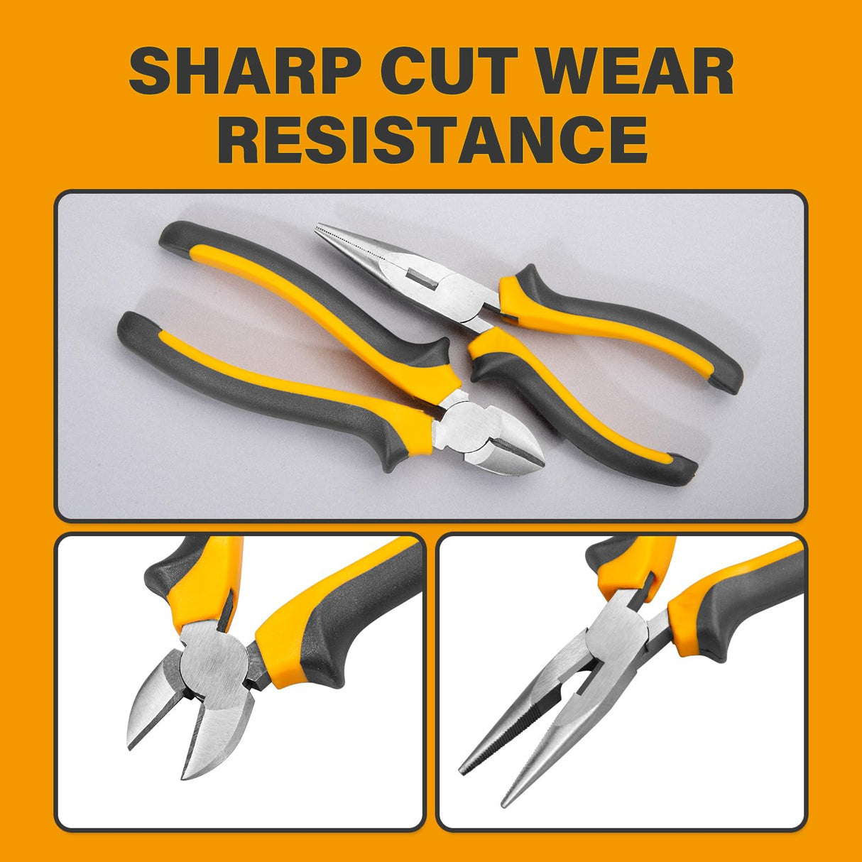 79-Piece Hand Tool Set Household Comprehensive Kit Auto Repair Tool Set Multi-functional Tool Kits for Homeowner General Household Hand Tool Set w/ 1 Storage Case for Repairing