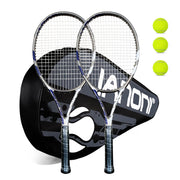 2-Player 27-Inch Tennis Racquet Set with 3 Balls & Bag