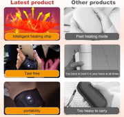 Rechargeable Heated Gloves – 3 Heat Levels & Touchscreen-Compatible Fingers