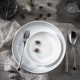 Mystic Gray Dinnerware Set, 18 Piece, 6 x 26cm Dinner Plate, 6 x 17cm Bread & Butter Plate, 6 x 532mL Soup/Cereal Bowl