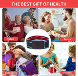 KitchEss Red Light Belt, Infrared Red Light Pad for Body, Near Infrared Light Lamp for Waist Thighs Shoulder Back Muscle Adjustable & Portable for Office/Home Use, Large Size 120cm Length