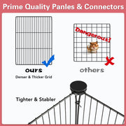 24-Panel Small-Animal C&C Pen with PVC Liner