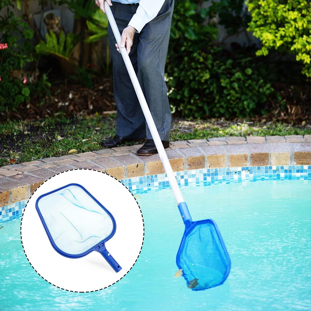 43 cm Fine-Mesh Pool Skimmer Net