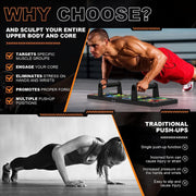 Foldable 14-in-1 Push-Up Board