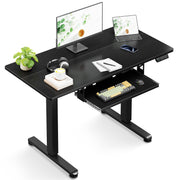 100 × 50 cm Electric Standing Desk with Keyboard Tray & Memory