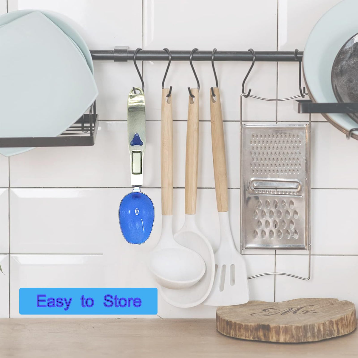 Digital Measuring Spoon Scale with 3 Scoops – 500 g × 0.1 g