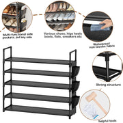 5-Tier Shoe Rack for 20–25 Pairs